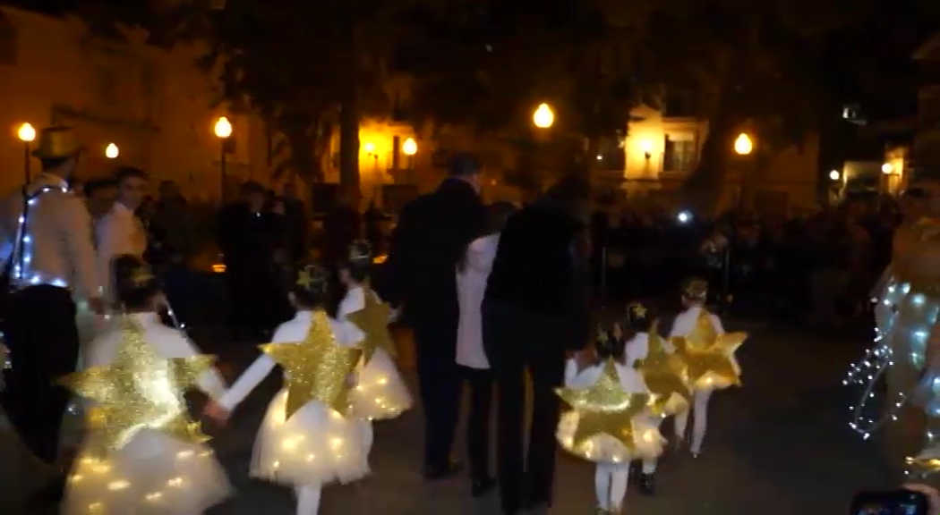 Acto de insuguración del alumbrado y pregón de navidad de Orihuela